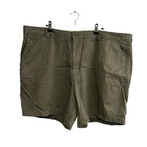 Tommy Bahama Men's Olive Green Shorts 44 Tencel Cotton Casual Resort Wear